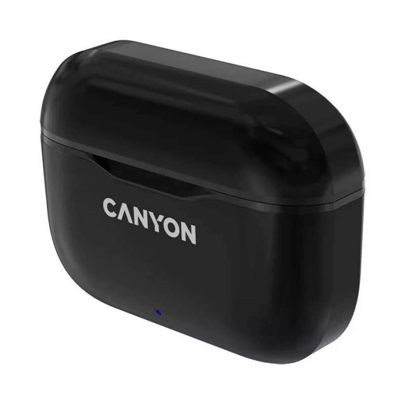 Auricolari Bluetooth True Wireless Canyon TWS-3 con custodia di ricarica, nero