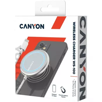 Canyon Caricatore wireless WS-100 argento
