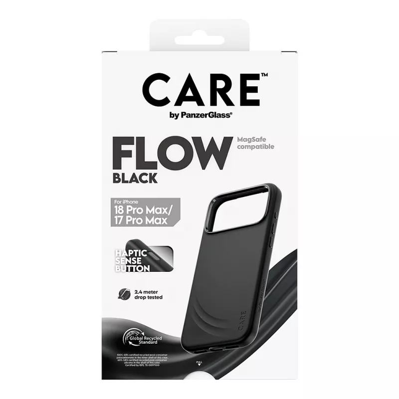 CARE by PanzerGlass Flow Case per iPhone 17 Pro Max nero MagSafe (CR81975)