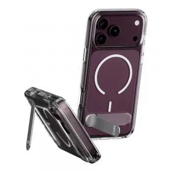 CARE by PanzerGlass Kickstand custodia trasparente con MagSafe bianco per iPhone 17 Pro