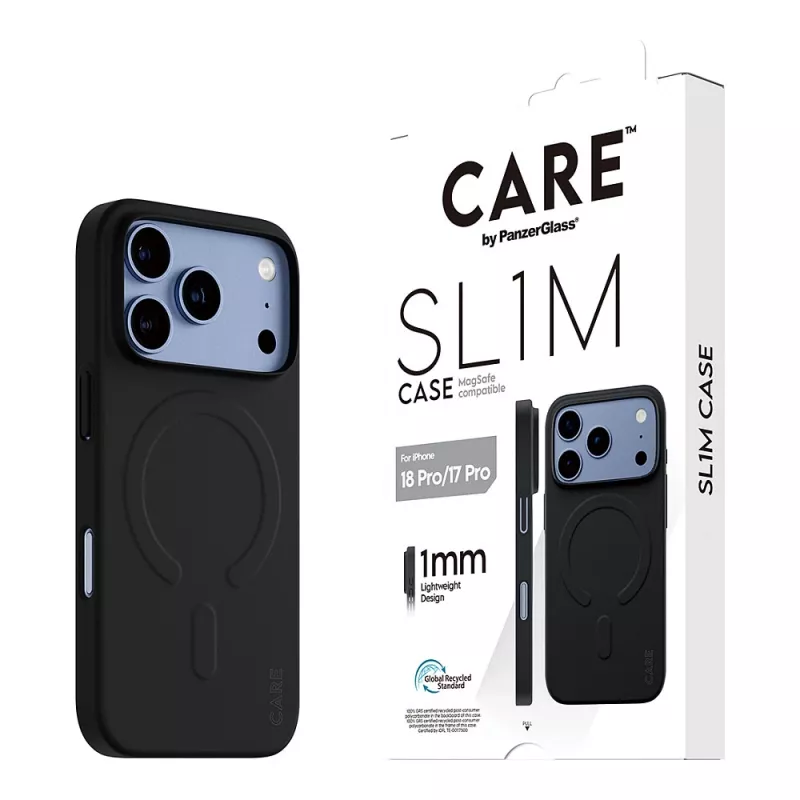 CARE by PanzerGlass SL1M custodia compatibile MagSafe per iPhone 17 Pro – nero
