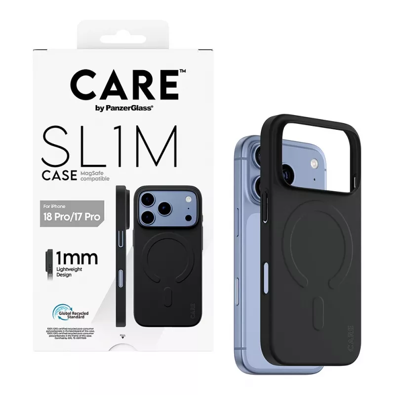 CARE by PanzerGlass SL1M custodia compatibile MagSafe per iPhone 17 Pro – nero