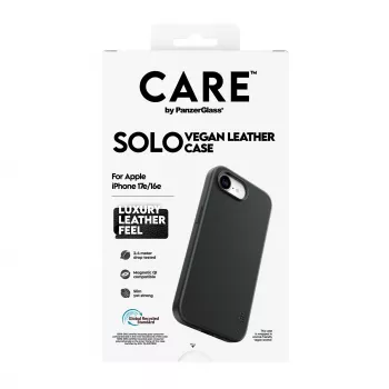 CARE by PanzerGlass Solo Case nero per Apple iPhone 16e / 17e (CR30028)