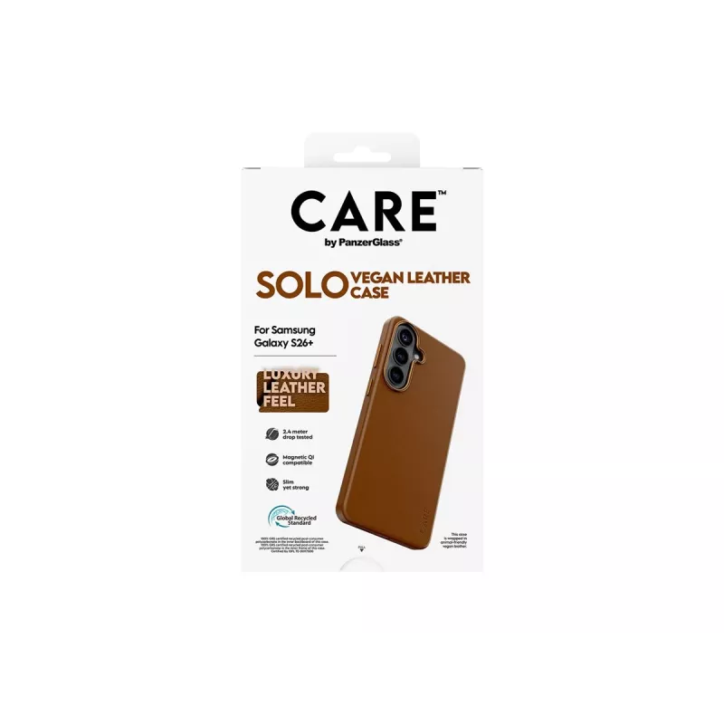 CARE by PanzerGlass Solo Case per Samsung Galaxy S26 Plus - Marrone