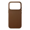 CARE by PanzerGlass Solo custodia in pelle vegana marrone compatibile MagSafe per iPhone 17 Pro