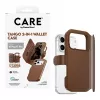 CARE by PanzerGlass Tango custodia portafoglio 2-in-1 marrone compatibile MagSafe per iPhone 17 Pro