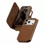 CARE by PanzerGlass Tango custodia portafoglio 2-in-1 marrone compatibile MagSafe per iPhone 17 Pro