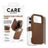 CARE by PanzerGlass Tango custodia portafoglio 2-in-1 marrone compatibile MagSafe per iPhone 17 Pro Max