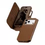 CARE by PanzerGlass Tango custodia portafoglio 2-in-1 marrone compatibile MagSafe per iPhone 17 Pro Max
