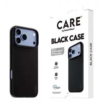 CARE by PanzerGlass custodia TPU per iPhone 17 Pro Max – nero