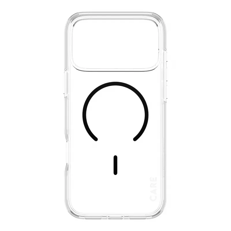 CARE by PanzerGlass Urban Explorer custodia trasparente con MagSafe nero per iPhone 17 Pro Max