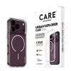 CARE by PanzerGlass Urban Explorer custodia trasparente con anello MagSafe bianco per iPhone 17 Pro