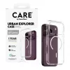 CARE by PanzerGlass Urban Explorer custodia trasparente con anello MagSafe bianco per iPhone 17 Pro