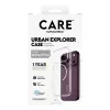 CARE by PanzerGlass Urban Explorer custodia trasparente con anello MagSafe bianco per iPhone 17 Pro