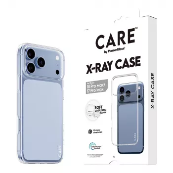 Custodia CARE by PanzerGlass X-Ray per iPhone 17 Pro Max - Trasparente