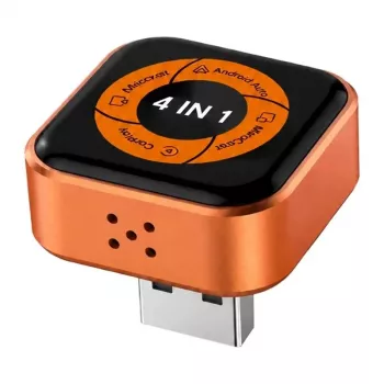CARLINKIT Mini Ultra 6 adattatore wireless per CarPlay e Android Auto - nero