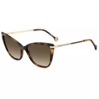 Carolina Herrera HER0262S086 occhiali da sole donna Havana sfumato grigio 57mm