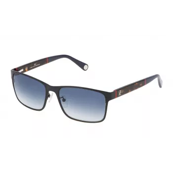 Occhiali da sole donna CAROLINA HERRERA SHE0725708EE rettangolari havana marrone sfumato 57 mm