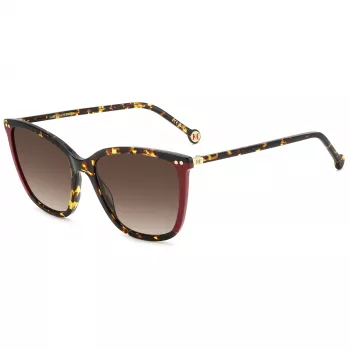 CAROLINA HERRERA occhiali da sole donna HER0245SO63 - montatura in acetato geometrica, protezione UV400, lenti 55 mm