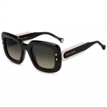 CAROLINA HERRERA Occhiali da sole donna HER0313S3H2 - Montatura in acetato havana, lenti sfumate marroni, 49 mm