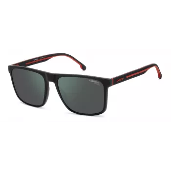 Carrera 8064S-0OIT-Q3 Occhiali da sole rettangolari da uomo nero/grigio 57mm