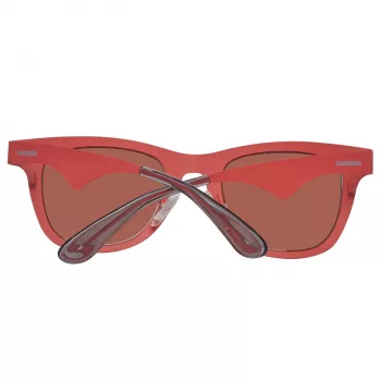 CARRERA CA6000-MT-ABV Occhiali da sole unisex - Montatura in acetato nero opaco, lente grigia sfumata, 49/22/145 mm