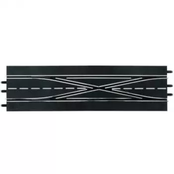 Carrera Digital 124 Sezione di binario doppio cambio di corsia - nero 20030347