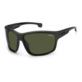 Occhiali da sole uomo Carrera Ducati CARDUC002S3 rettangolari montatura nera lenti grigie 68/16/125 mm