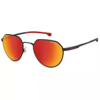 Carrera Ducati Occhiali da sole uomo CARDUC036S003 - Montatura nera, lenti grigie, 52 mm