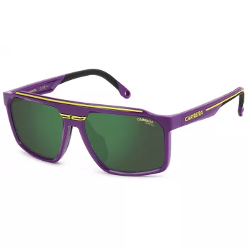 CARRERA MAN CSPORT04S83W occhiali da sole rettangolari sportivi montatura completa nero grigio 59/17/145 mm UV400