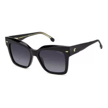 CARRERA occhiali da sole donna rettangolari CARRERA3037S8 - montatura nera, lenti grigie, 54 mm