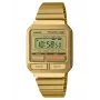 CASIO A120WEG-9AEF orologio donna Vintage digitale, 33,5 mm, color oro