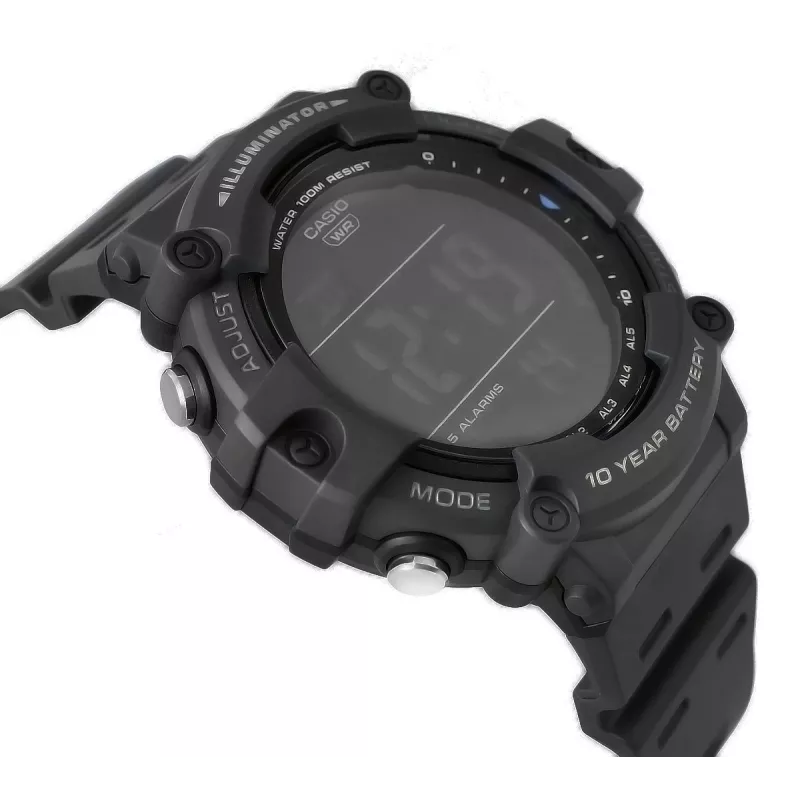 Orologio digitale da uomo Casio AE-1500WH-8BVEF – cinturino in resina, impermeabile 100m, ora mondiale