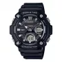CASIO AEQ-120W-1A Orologio uomo analogico-digitale, 53,3 mm, resina nera