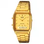 CASIO AQ-230GA-9B Orologio unisex analogico-digitale, color oro, 38,8 mm