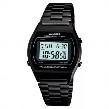 CASIO B-640WB-1A Orologio digitale unisex 35mm Bracciale in acciaio inox