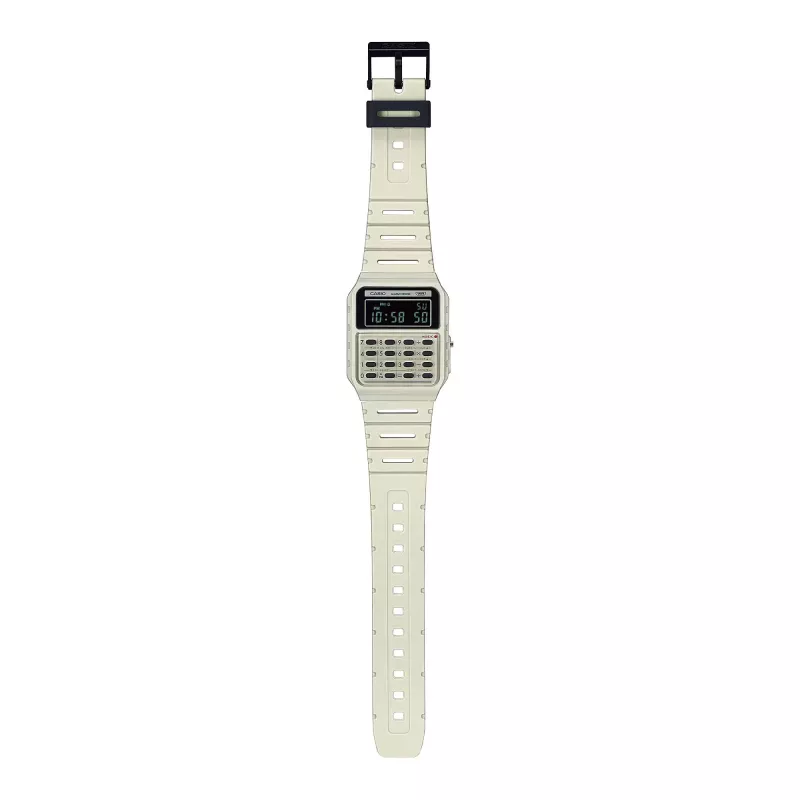 CASIO CA-53WB-8BEF unisex orologio digitale con calcolatrice, grigio resina