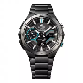 CASIO Edifice ECB-2200D-1AEF Orologio solare Bluetooth uomo 47,6mm acciaio inox