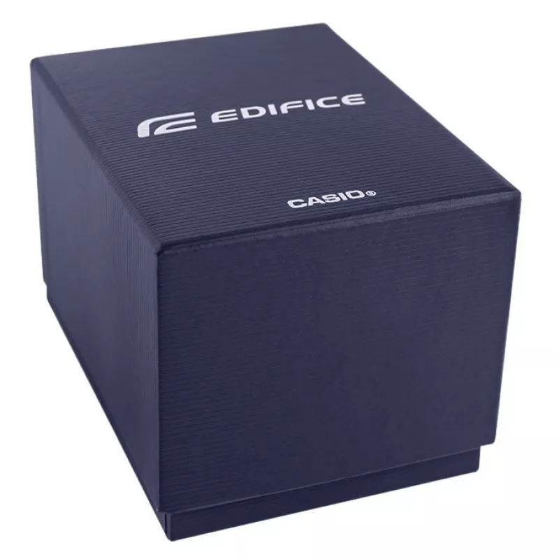 CASIO Edifice EFR-574D-2AVUEF orologio da uomo analogico al quarzo, 42,3 mm, quadrante blu, bracciale in acciaio inossidabile