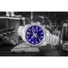 CASIO Edifice EFR-574D-2AVUEF orologio da uomo analogico al quarzo, 42,3 mm, quadrante blu, bracciale in acciaio inossidabile