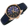 Casio Edifice EFV-150CL-2AVUEF orologio da uomo con quadrante blu e cinturino in pelle marrone