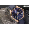 Casio Edifice EFV-150CL-2AVUEF orologio da uomo con quadrante blu e cinturino in pelle marrone