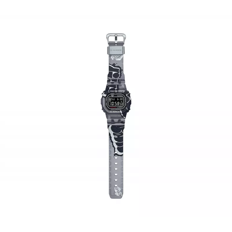CASIO G-SHOCK DW-5000SS-1ER Orologio digitale da uomo 42,8 mm Acciaio placcato ionico nero