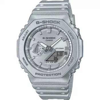 CASIO G-SHOCK GA-2100FF-8AER Orologio analogico-digitale al quarzo 45,4 mm trasparente grigio