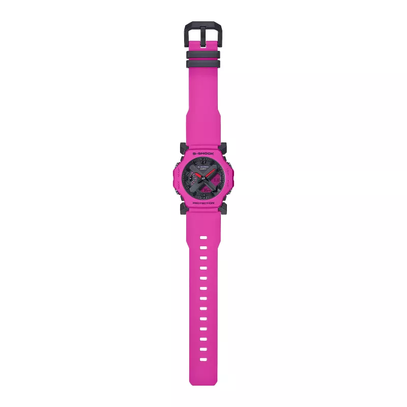 CASIO G-Shock GA-2300-4AER Orologio Donna Analogico-Digitale, 42,1 mm, Arancione Resina