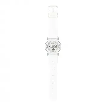 CASIO GA-2300-7AER Orologio donna Analogico-Digitale, 42,9 mm, resina bianca