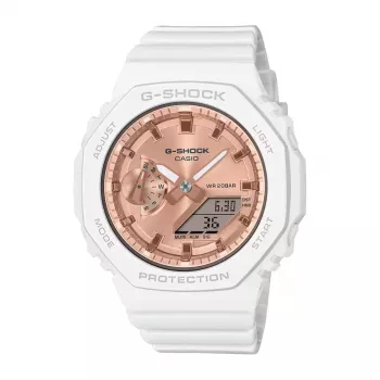 CASIO GMA-S2100MD-7AE orologio da donna analogico-digitale al quarzo, 46,2mm, cinturino in resina bianco
