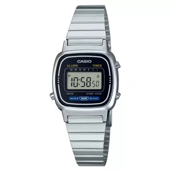 CASIO LA-670WD-1DF Orologio digitale donna argento acciaio inox 24mm