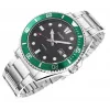 Casio MDV-107D-3AVEF orologio da uomo analogico al quarzo con quadrante verde e bracciale in acciaio inossidabile, 200m resistenza all'acqua