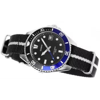 Casio MDV-10C-1A2VEF Orologio da sub da uomo nero acciaio inox resina